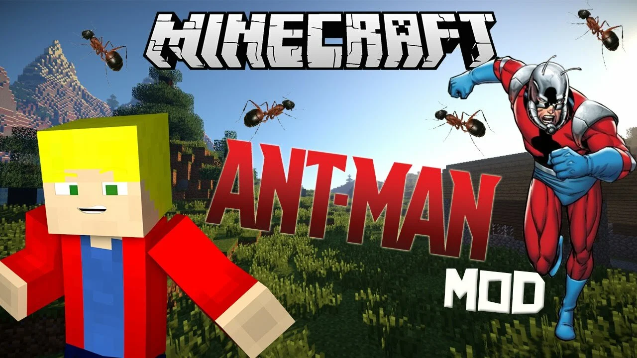 Мод Ant Man для Майнкрафт 1.8.8, 1.9